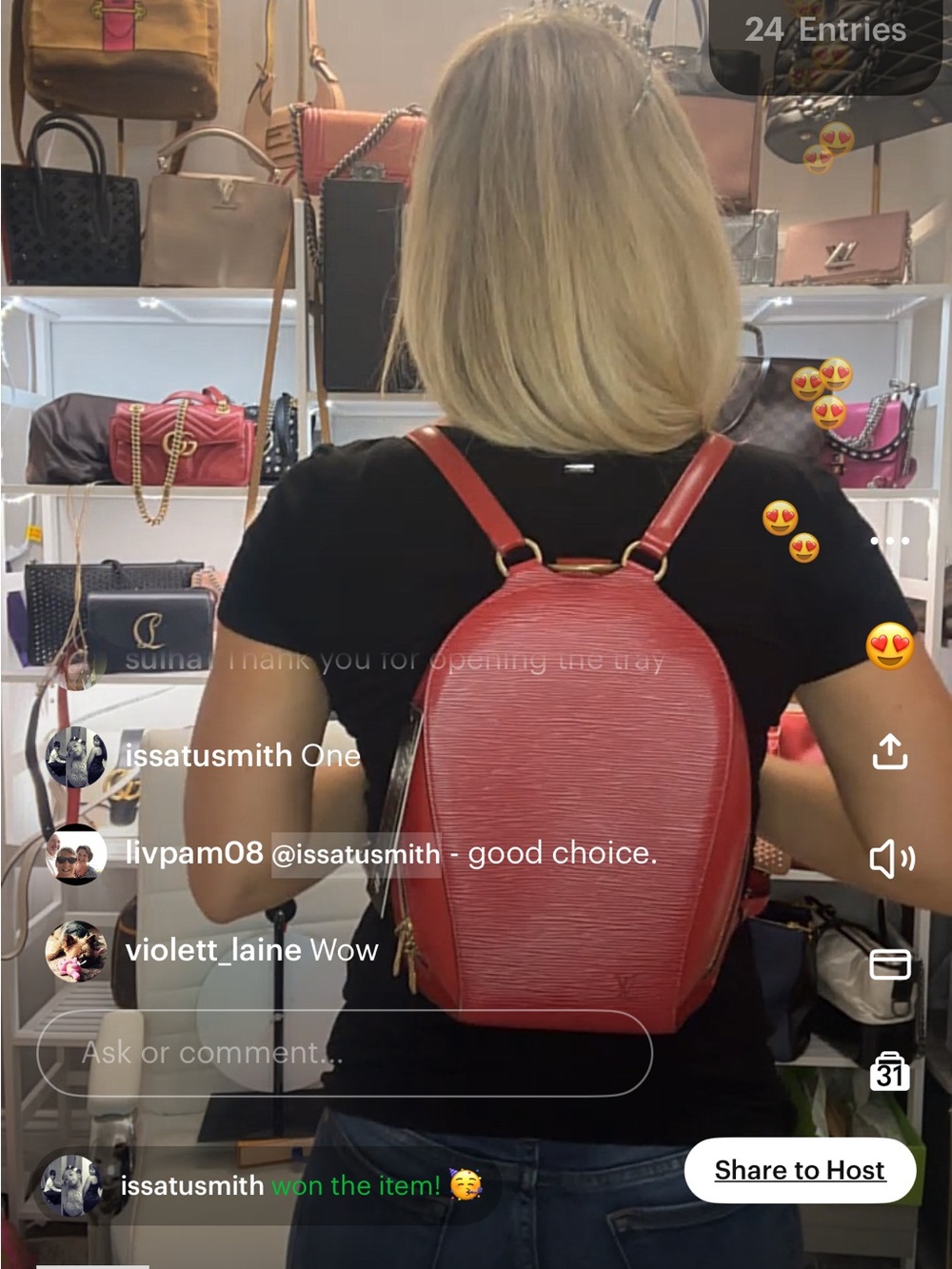 For @issatusmith Red epi LV bundle